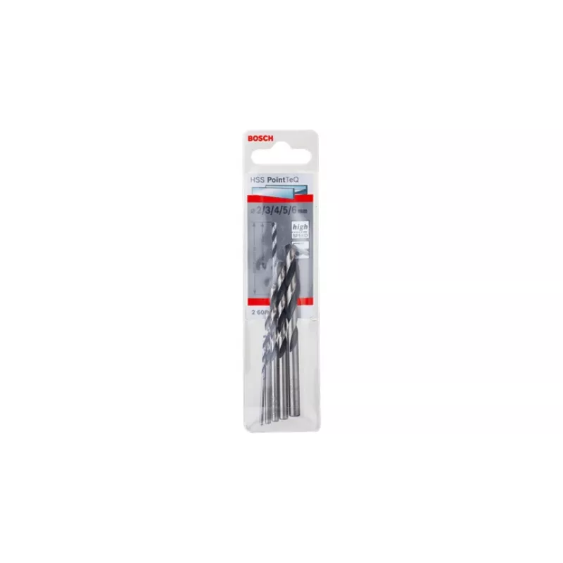 Σετ στριφτών τρυπανιών Bosch HSS PointTeQ 5 τεμ.