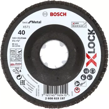 Bosch 2 608 619 197 παρελκόμενο γωνιακού τροχού δίσκος λείανσης