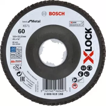 Bosch 2 608 619 198 παρελκόμενο γωνιακού τροχού δίσκος λείανσης