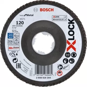 Bosch X-LOCK X571 BEST FOR METAL δίσκος τροχίσματος
