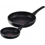 Σετ τηγανιών Tefal Generous Cook C27890 – αλουμίνιο, 20 cm & 28 cm, μαύρο, 2 τεμ.