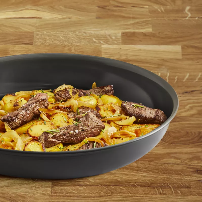 Tefal Change μαύρο C4760625 τηγάνι γενικής χρήσης στρογγυλό