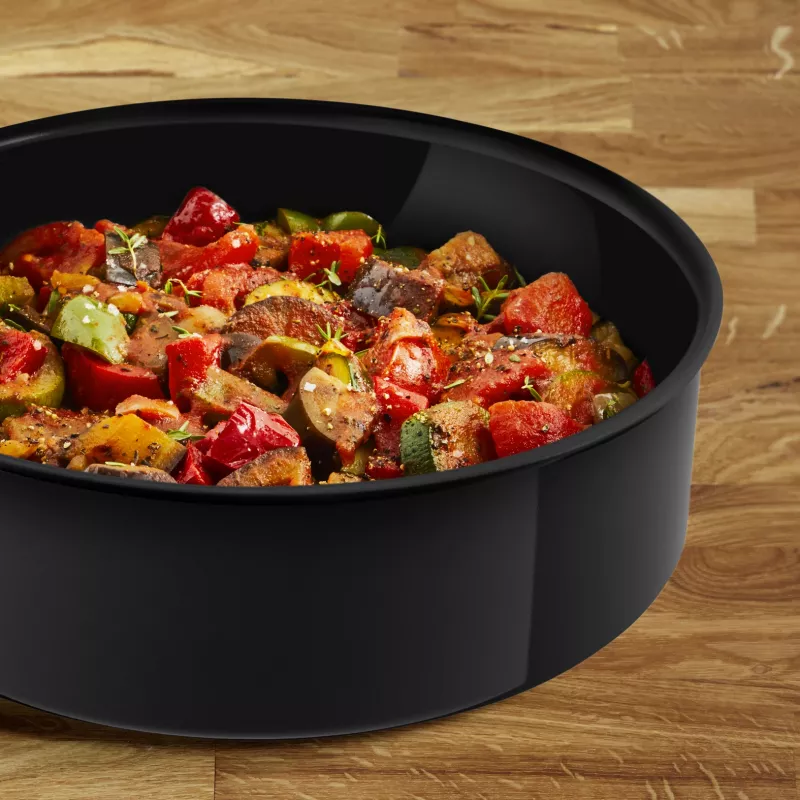 Tefal Change μαύρο C4763225 τηγάνι σοτέ στρογγυλό