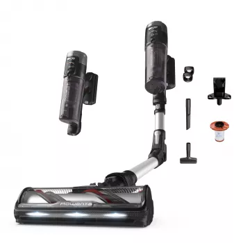 Επαναφορτιζόμενη σκούπα Rowenta X-Force Flex 13.60 RH9A36WV — 60 λεπτά χρόνος λειτουργίας, 0,65 L χωρίς σακούλα, κυκλώνας, μωβ