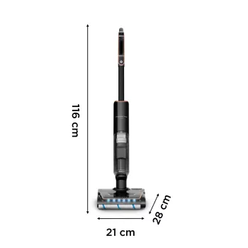 Rowenta X-Clean 7 GZ5736E0 ράβδος σκούπας/ηλεκτρική σκούπα χειρός μπαταρίας στεγνού & υγρού καθαρισμού χωρίς σακούλα μαύρο
