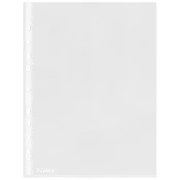 Esselte διαφανείς θήκες A4 – Economy –, 210 x 297 mm (A4), διαφανές, πολυπροπυλένιο (PP), κατακόρυφος προσανατολισμός, άνοιγμα πάνω, 230 mm