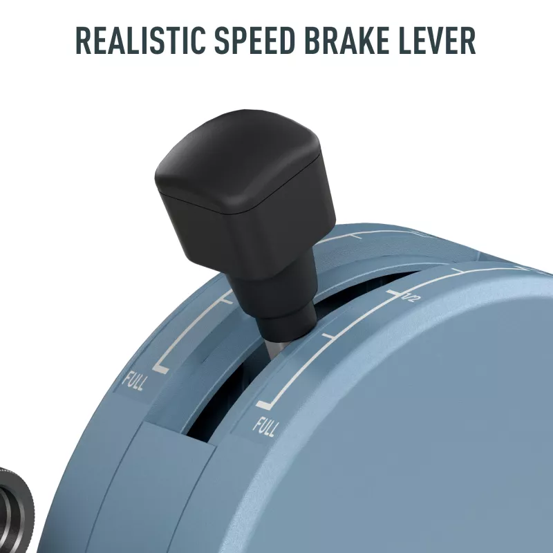 Thrustmaster TCA Quadrant Add-On Airbus Edition, μαύρο, μπλε, προσομοιωτής πτήσης, PC