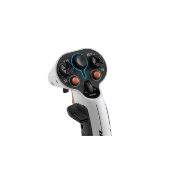 Flightstick Thrustmaster Sol-R 2 HOSAS Space Sim Duo — ενσύρματο USB Type-C, αναλογικό/ψηφιακό, μαύρο/λευκό