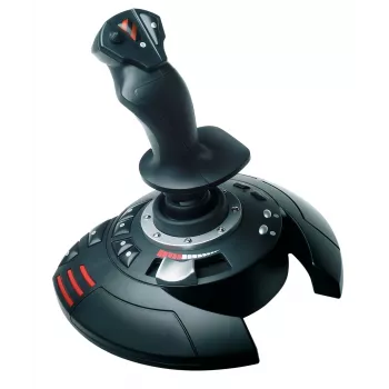 Thrustmaster T.Flight Stick X, μαύρο, κόκκινο, ασημί, USB, joystick, αναλογικό, PC, Playstation 3