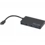 Hypertec 021308-HY Hub διασύνδεσης USB 3.2 Gen 1 (3.1 Gen 1) Type-C, 5000 Mbit/s, μαύρο