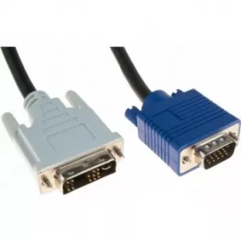 Hypertec 127701-HY Προσαρμογέας καλωδίου βίντεο, 2 m, VGA (D-Sub), DVI, μαύρος