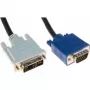 Hypertec 127701-HY Προσαρμογέας καλωδίου βίντεο, 2 m, VGA (D-Sub), DVI, μαύρος