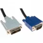 Hypertec 127711-HY Καλώδιο VGA, 3 m, DVI-A, VGA (D-Sub), μαύρο, μπλε, λευκό