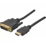 Hypertec 127881-HY Καλώδιο προσαρμογέα βίντεο 3 m HDMI Type-A (Standard) DVI-D μαύρο