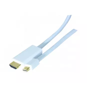 Hypertec 128061-HY Καλώδιο προσαρμογέα βίντεο 2 m HDMI Type-A (Standard) Mini DisplayPort λευκό