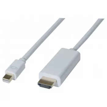 Hypertec 128418-HY Προσαρμογέας καλωδίου βίντεο 2 m Mini DisplayPort HDMI λευκό