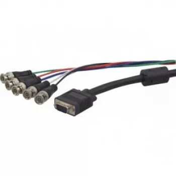 Hypertec 129151-HY Καλώδιο προσαρμογέα βίντεο 1,8 m VGA (D-Sub) 5 x BNC μαύρο, μπλε, πράσινο, κόκκινο, λευκό
