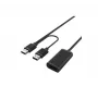 Hypertec 149221-HY Καλώδιο USB USB 2.0 20 m USB-A σε 2 x USB-A μαύρο