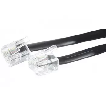 Τηλεφωνικό καλώδιο Hypertec 288100-HY 2 m μαύρο RJ-11