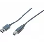 Hypertec 532513-HY Καλώδιο USB USB 2.0 3 m USB A USB B γκρι