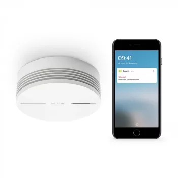 Netatmo NSA-DE έξυπνος ανιχνευτής καπνού φωτοηλεκτρικός ανιχνευτής ανάκλασης με δυνατότητα δικτύωσης ασύρματη σύνδεση