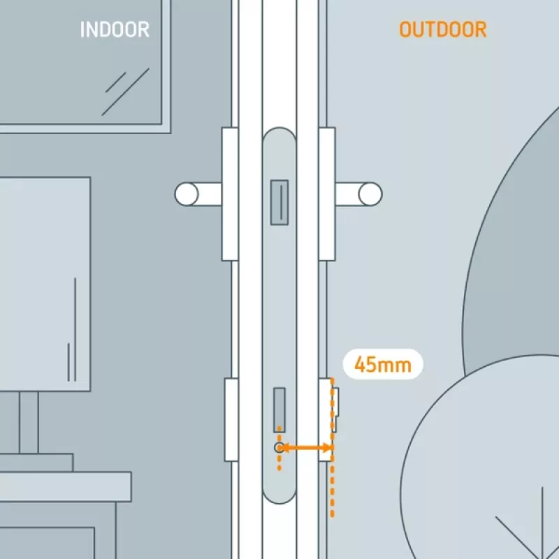 Netatmo NDL-E45 Αξεσουάρ έξυπνης κλειδαριάς κιτ επέκτασης