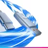 Oniverse Καλώδιο USB-A σε USB-C Quick Charge με LED - 2 μέτρα - λευκό (Multiplatform)