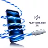 Oniverse Καλώδιο USB-A σε USB-C Quick Charge με LED - 2 μέτρα - λευκό (Multiplatform)