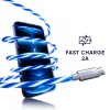 Oniverse Καλώδιο φόρτισης Micro-USB με LED – 2 μέτρα – Λευκό (Multiplattform)