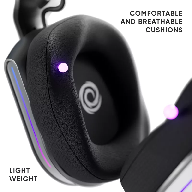 Oniverse Ασύρματο Gaming Headset Polaris - Eclipse Μαύρο (Multiplattform)