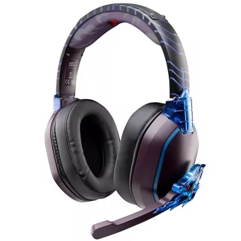 Lexip Madara „Destruction“ Naruto Shippuden Headset – Bluetooth, με αφαιρούμενο μικρόφωνο – ασύρματο σε PC, Nintendo Switch, Android, iOS και Tablet – ενσύρματο σε PS4, PS5 και Xbox