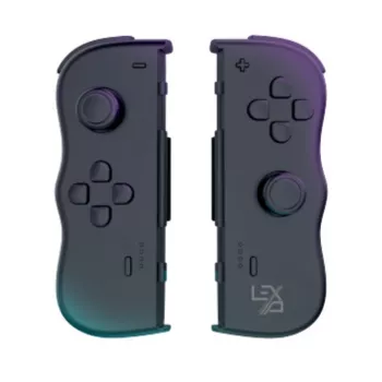 Lexip Adventure Twinpads Μαύρο (Switch), Gamepad, Nintendo Switch, Nintendo Switch OLED, Πλήκτρο Capture, D-Pad, Πλήκτρο Home, Αναλογικό / Ψηφιακό, Ασύρματο, Bluetooth