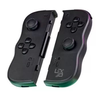 Lexip Adventure Twinpads Μαύρο (Switch), Gamepad, Nintendo Switch, Nintendo Switch OLED, Πλήκτρο Capture, D-Pad, Πλήκτρο Home, Αναλογικό / Ψηφιακό, Ασύρματο, Bluetooth