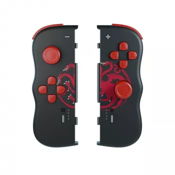 Lexip HBO Game of Thrones Targaryen Μαύρο, Κόκκινο Bluetooth Gamepad Nintendo Switch, Nintendo Switch OLED