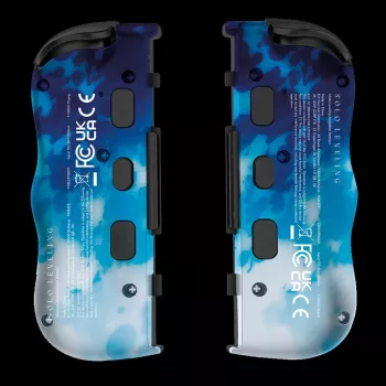 Lexip X CRUNCHYROLL - SUNG JIN-WOO TWIN PADS WL, Gamepad, Nintendo Switch 2, Σταυρός κατεύθυνσης, Πλήκτρα κατεύθυνσης, Αναλογικό / Ψηφιακό, Ασύρματο, Μπλε, Λευκό