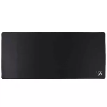 Lexip XXL mousepad – μαύρο, μαύρο, μονόχρωμο, ύφασμα, καουτσούκ, αντιολισθητική βάση, gaming mousepad