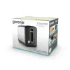 Gorenje T1100CLBK 6 2 φέτες 1100 W μαύρο