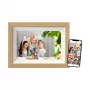 Braun DigiFrame 10W ψηφιακή κορνίζα λευκό, ξύλο 25,6 cm (10,1 ίντσες) οθόνη αφής Wi-Fi