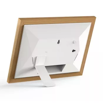 Braun DigiFrame 10W ψηφιακή κορνίζα λευκό, ξύλο 25,6 cm (10,1 ίντσες) οθόνη αφής Wi-Fi