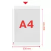 Esselte Plastlomme A4 75my διάφανο 100 τεμ.