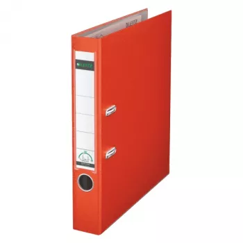 Leitz Αρχειοθέτης με μοχλό 180° Πλαστικός 50 mm Αρχειοθέτης δακτυλίων A4 Κόκκινο