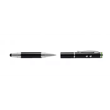 Leitz Στυλό Stylus 4 σε ένα Complete για συσκευές αφής, Universal, Συμβατότητα μάρκας, Μαύρο, iPad, Ορείχαλκος, Σιλικόνη, LR41