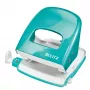Leitz NeXXt Locher WOW 5008 μέταλλο 2 οπών / 30 φύλλα, 30 φύλλα, μπλε, λευκό, μέταλλο, 8 cm, 5,5 mm, A6