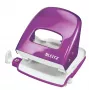 Leitz NeXXt Locher WOW 5008 μέταλλο 2 οπών / 30 φύλλα, 30 φύλλα, μωβ, μέταλλο, 8 cm, 5,5 mm, A5
