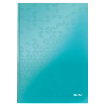 Leitz Notizbuch WOW A4 καρό με σκληρό εξώφυλλο 90g/80 φύλλα, μοτίβο, μπλε, A4, 80 φύλλα, 80 g/m², καρό χαρτί
