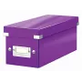 Leitz Click & Store WOW κουτί αποθήκευσης CD, μωβ, χαρτόνι, 440 g