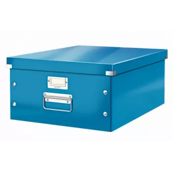 Leitz Click & Store WOW μεγάλο κουτί αποθήκευσης, μπλε, χαρτόνι, 1,28 kg