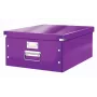 Leitz Click & Store WOW Large Storage Box, βιολετί, χαρτόνι, 1,28 kg