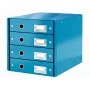 Leitz Click & Store WOW Schubladenschrank (4 συρτάρια), Μπλε, Χαρτόνι, 2,49 kg