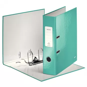 Leitz Lever Arch File 180° WOW POB/Laminated A4/80mm, A4, χαρτόνι, τυρκουάζ, 600 φύλλα, 80 g/m², 8 cm